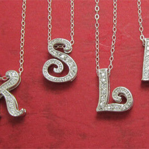 Sterling Silver Letters Jewelry - NWT letter charm 925 sterling silver initial Sterling Silver Letters Jewelry - NWT letter charm 925 sterling silver initial